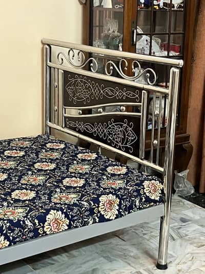 New Stainless steel Double Bed//Steel Queen size bed
