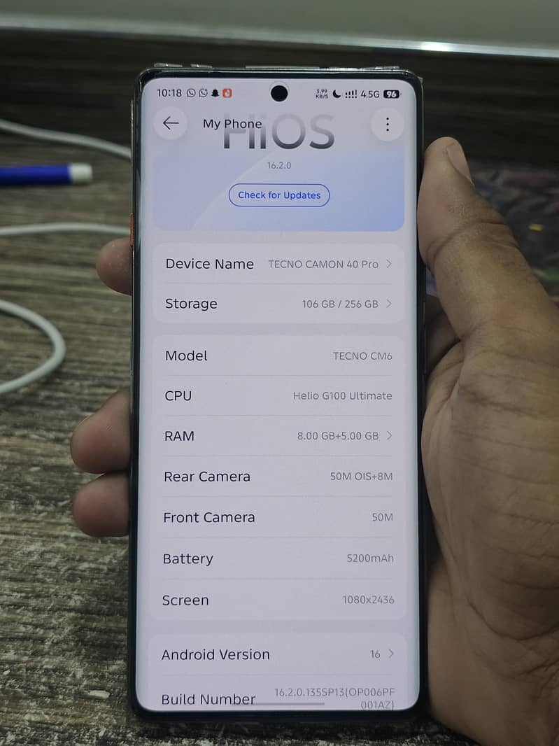 Tecno CAMON 40 Pro 8
