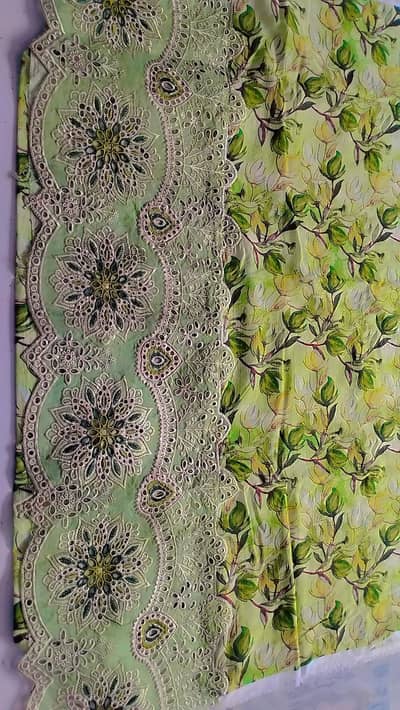 Premium Unstitched 3 Piece Lawn Suit – New Arrival