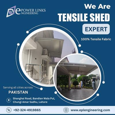 PVC Tensile Shades for Car Porche