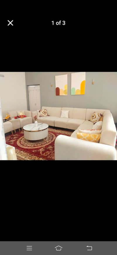 13 seater sofa for sale . 2 coffe chairs with center table