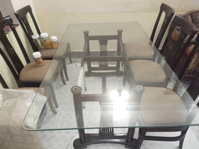 Six Seater Dining Table Chinot wood