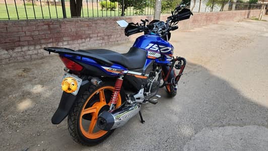 Honda CB 150F with Touring Accessories Installed