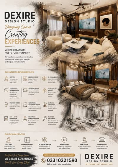 For Interior Design & Architectural Design Services