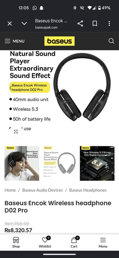 baseus encok d02 pro
