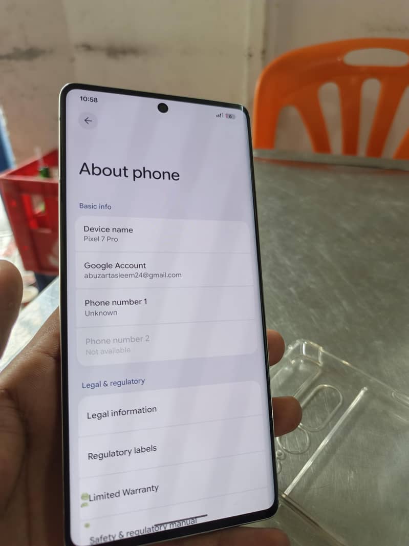 Google Pixel 7 Pro 6