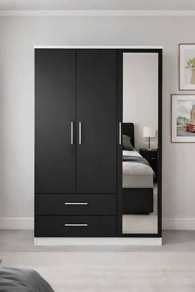 Brand-new wardrobe and table