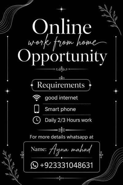 Online business Opportunity