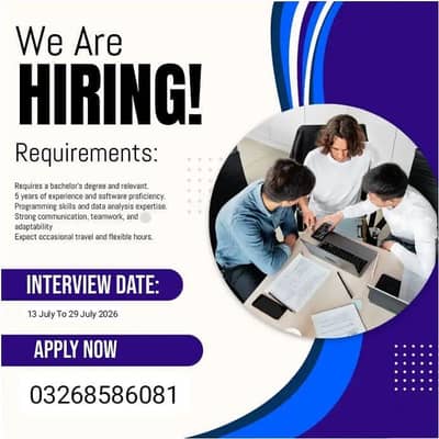 Staff required