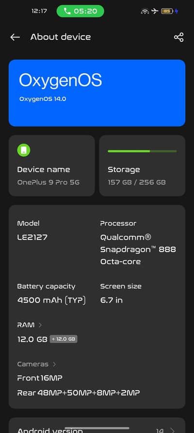 One Plus 9 Pro
