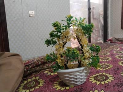 Beautiful Artificial Flower Pot for Home Decor (Brand New Condition