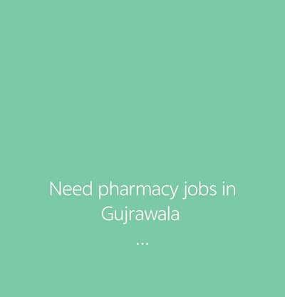 pharmacy job