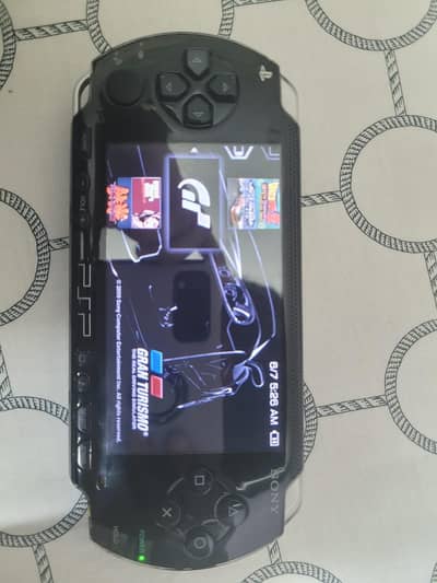 PSP 1003 mint condition + modded + 50+ games + emulators + pouch