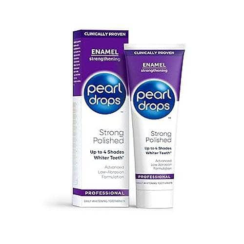 Pearl Drops Strong White Toothpaste Polished Mint Flavour Clinically Proven 75ml in pakistan