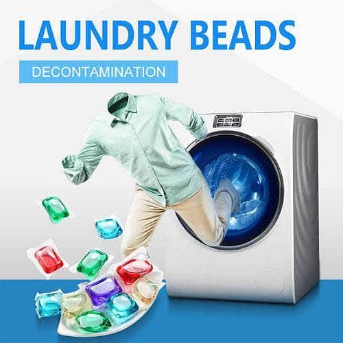 High Quality Laundry Fragrant Gel Beads, Laundry Ball Cleaner Capsules, Clothes Cleaning Scent Booster Pack Of 10 in pakistan