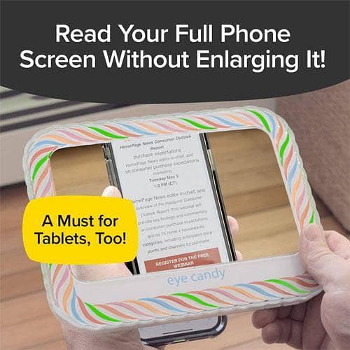 Eye Candy Ultra Bright Full Page Magnifier and Book Light, As Seen On TV Anti Glare Reading Light Makes Pages 3X Bigger with Dimmable Brightness in pakistan