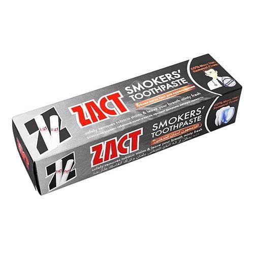 New Zact Smo-ker Toothpaste Reduce Taba-cco Stains Guranteed Results100g in pakistan