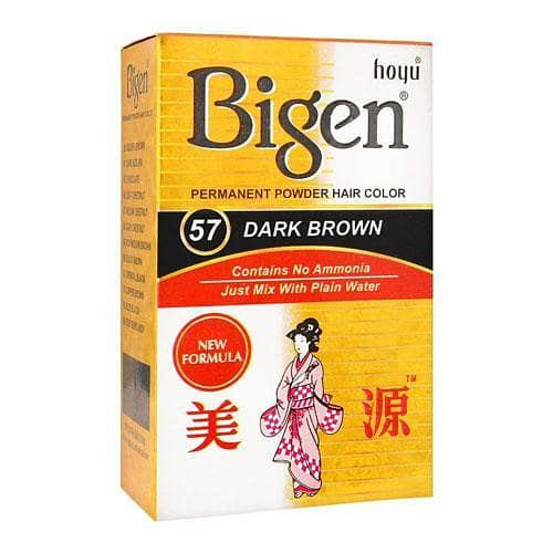 Bigen Permanent Powder Hair Color 57 Dark Brown in pakistan