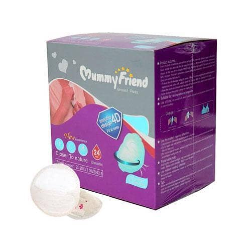 MummyFriend 24 PCS Nursing Disposable Pads mummy friend Fee-ding Disposible pads Bre-ast Pads For Women And For Girls in pakistan