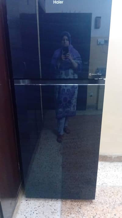 glass door fridge