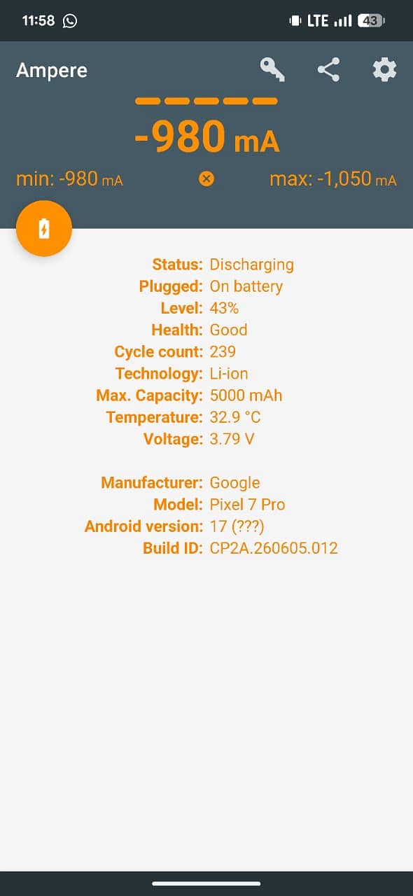 Google Pixel 7 Pro 8