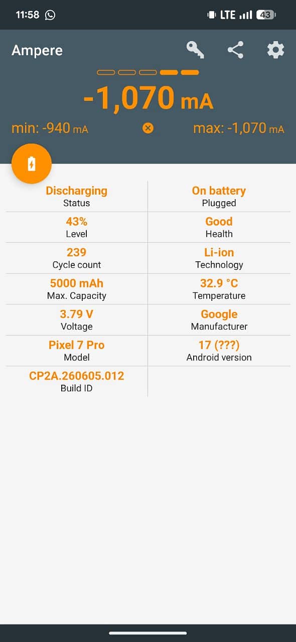 Google Pixel 7 Pro 9