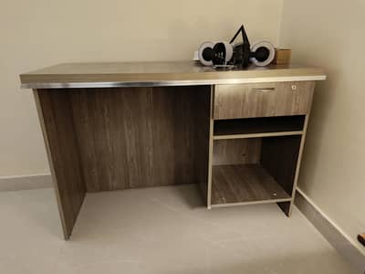 work desk in clean condition