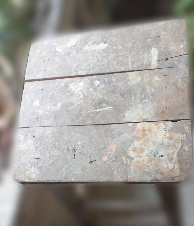 Solid Wooden Stool 2