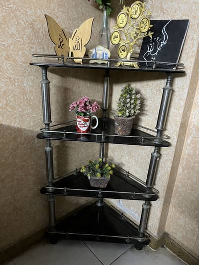 4-Tier Corner Display Stand