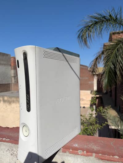 Xbox 360 with two controller