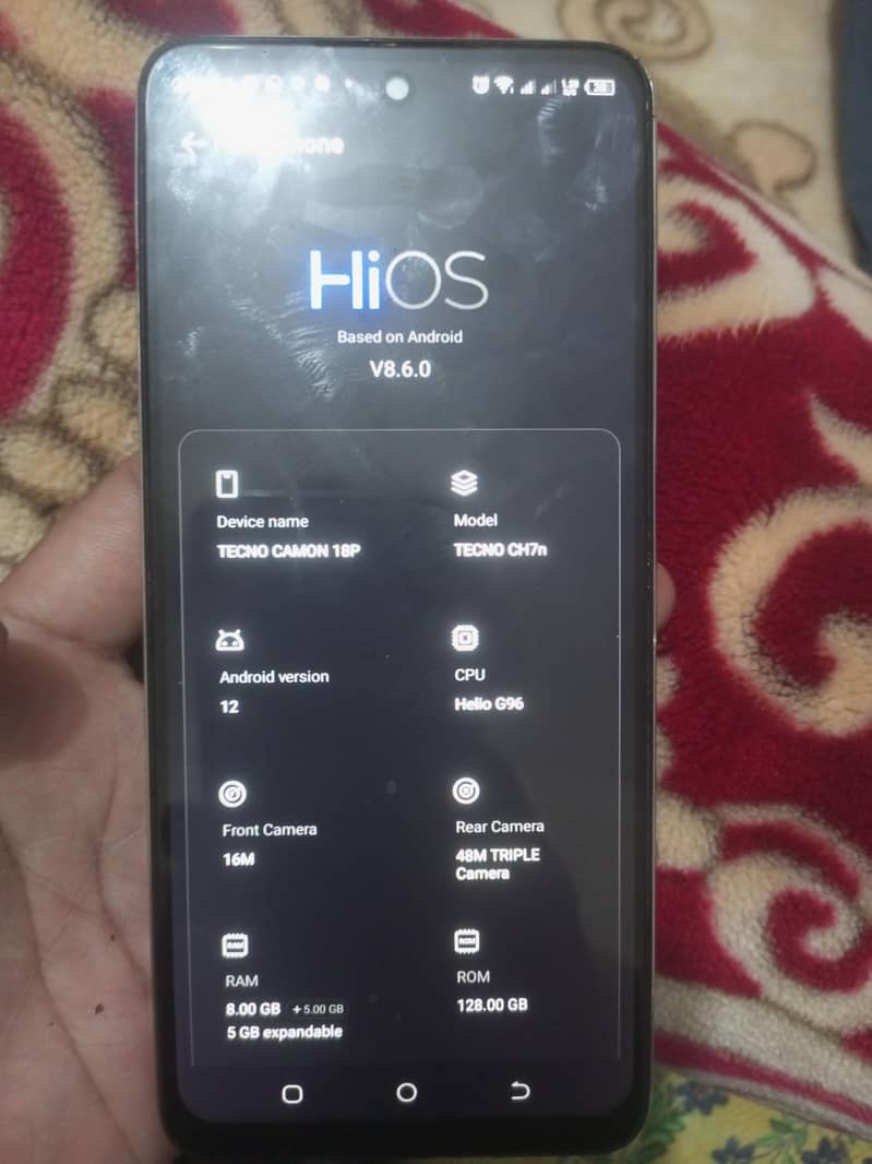 Tecno Camon 18P 1