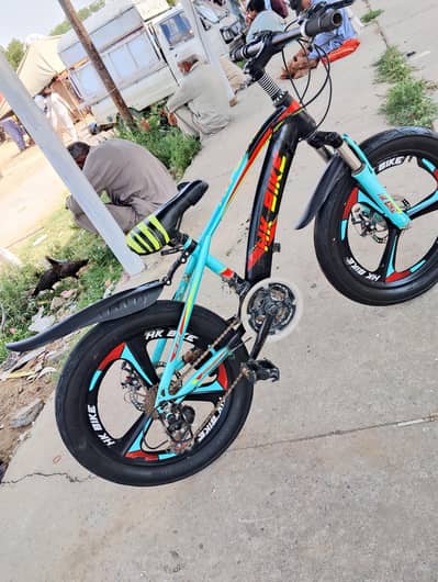 imported Cycle Aly Wheels with front and center both susp