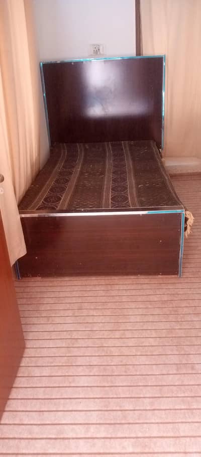 single bed with new mattress
