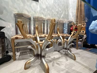 6 Person Dining Table with 6 Chair