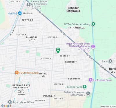 In DHA Phase 7 - Block T Residential Plot For sale Sized 5 Marla