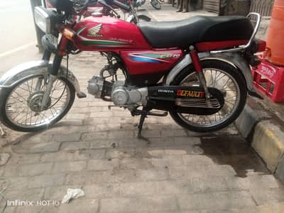 Honda CD 70cc model 2016 for sale