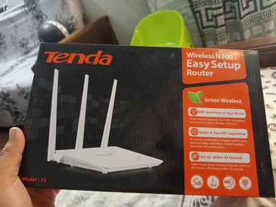 Tenda model f3 wireless n300 easy setup router