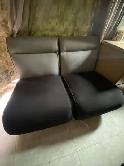 Tow seater sofas chair inter wood/profile brand