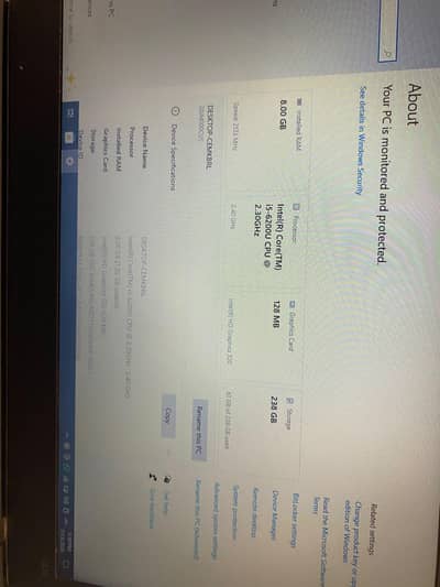 Lenovo Thinkpad i5 6th generation