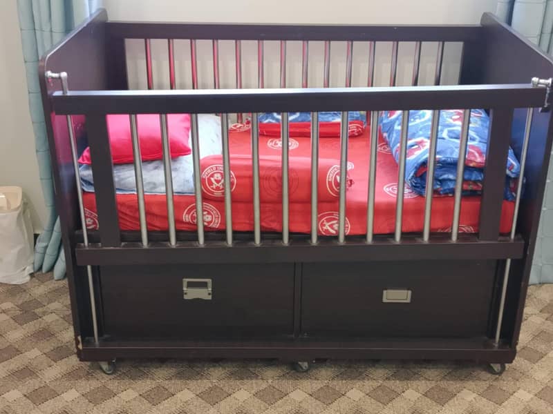 Baby wooden Cot 1