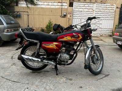 Honda CG 125 Total Genuine - Model 2021 - Mint Condition For Sale
