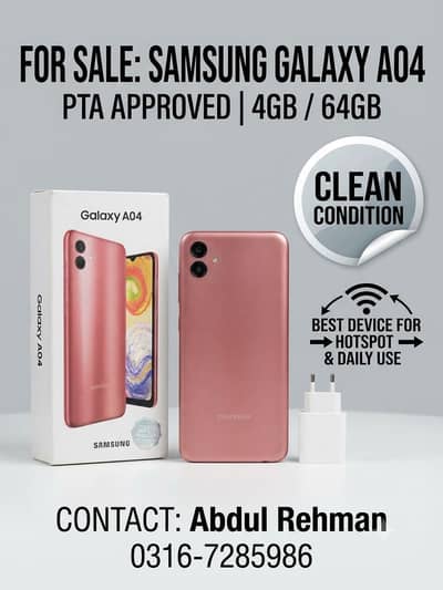 Samsung Mobile A04