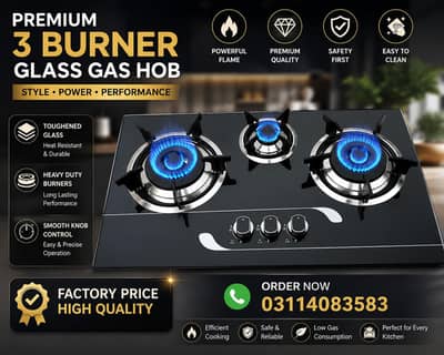 IMPOTAD KITCHEN GAS STOVE HOOB LPG NG CHULHA (air hood) 03114083583
