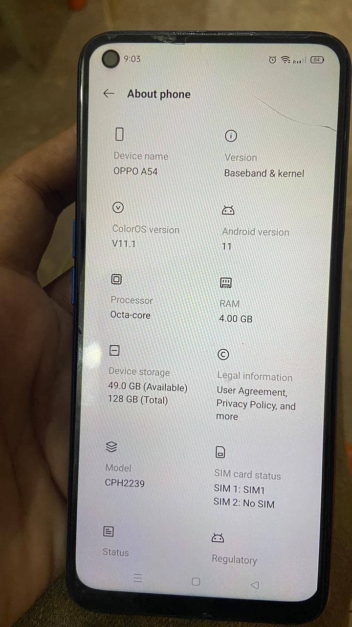 OPPO A54 0