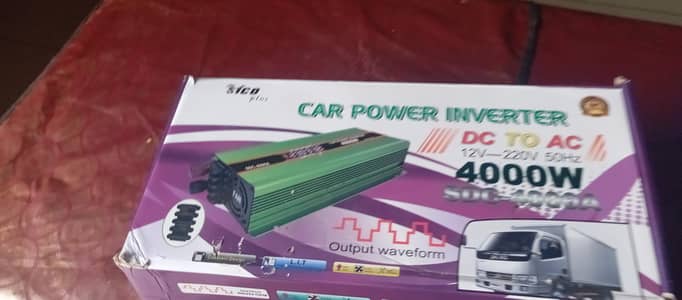 CAR POWER INVERTER PLUS AUTOMATIC RAPID CHARGER