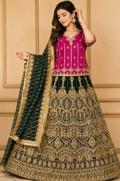 Mehndii lehnga
