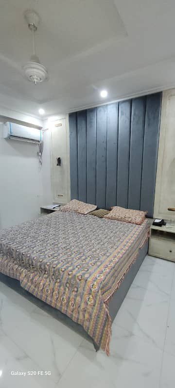 E 11 4 Makkah tower one bed apartment available for rent fully furnished one bed 2bath Tv lounge Kitchen lift car parking for more details call me 0333-5043954