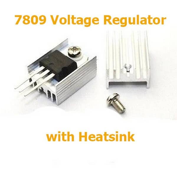LM7809 L7809 LM7809CV Linear Voltage Regulator 9V IC with Heatsink