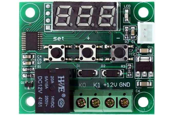 W1209 LED Digital Thermostat Temperature Control incubation thermostate Switch Module DC 12V Waterproof NTC Sensor