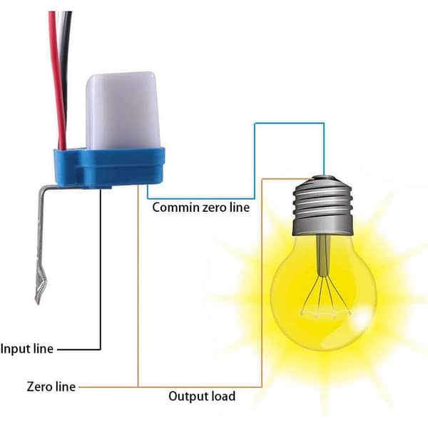 Photocell Automatic Light Control Sun Switch LDR 220V 10A 50Hz Street Light Switch